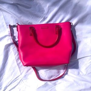 NWT Vera Bradley Hot Pink Composition Satchel
